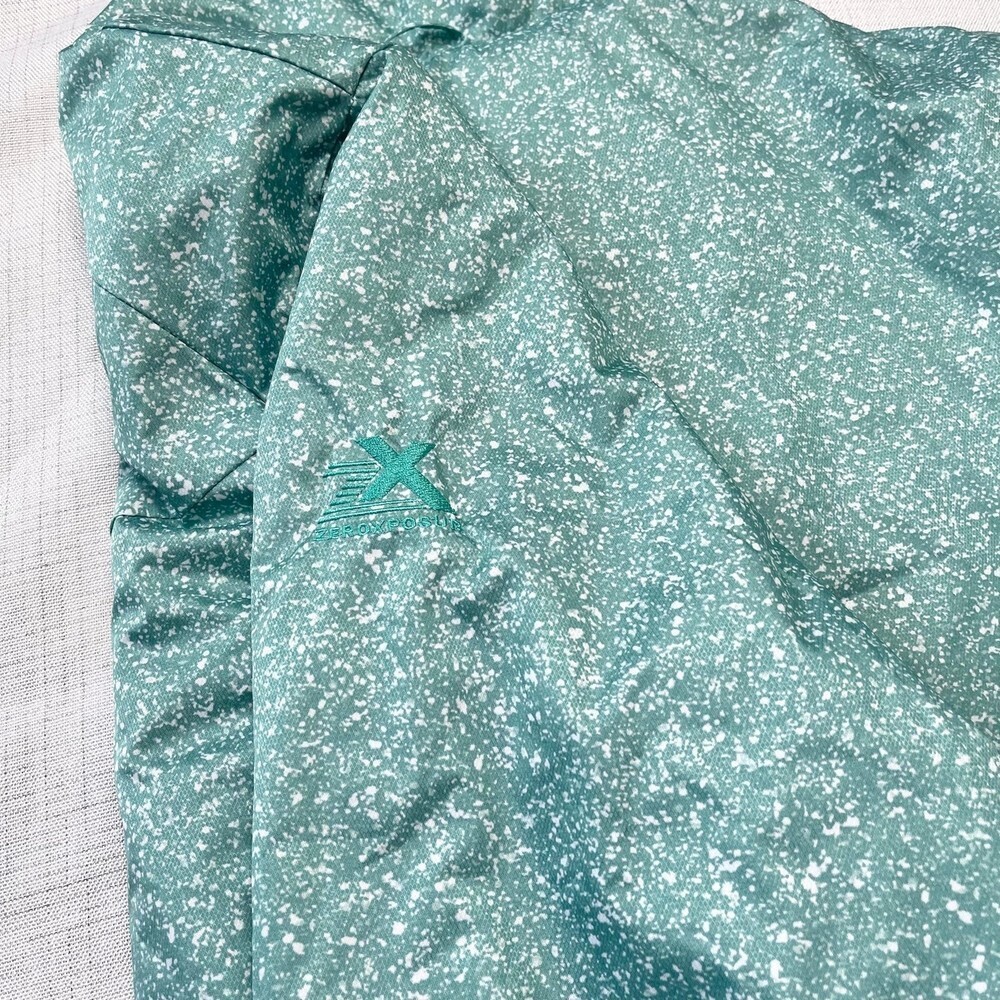 Womens ZeroXposur Green Zip Up Winter Jacket Size 1X - Picture 8 of 12